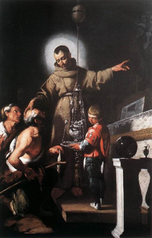 STROZZI, Bernardo The Miracle of St Diego of Alcantara er France oil painting art
